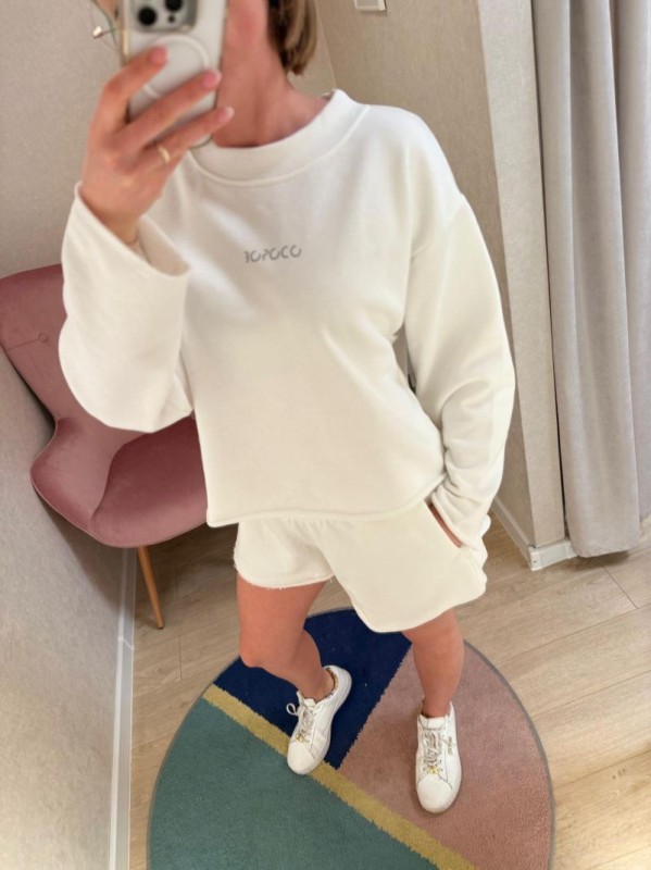 Damskie szorty Bopoco w kolorze écru – model SUMMER na lato