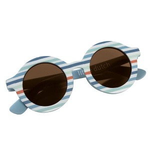 Okulary okrągłe Blue Stripes Little Dutch 126411