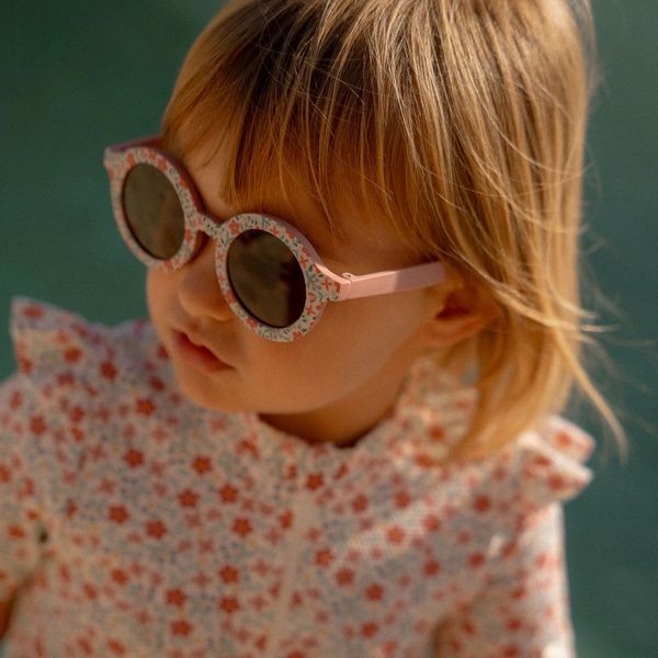Okrągłe okulary w kwiaty – model Flowers Little Dutch