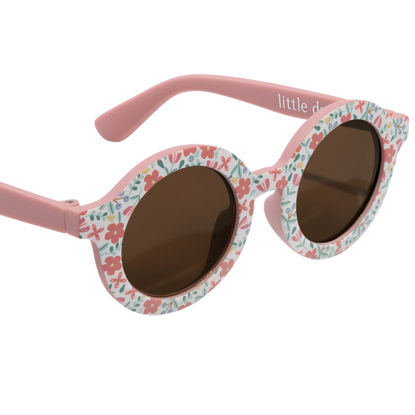 Little Dutch okulary przeciwsłoneczne Flowers – pastelowa kolekcja