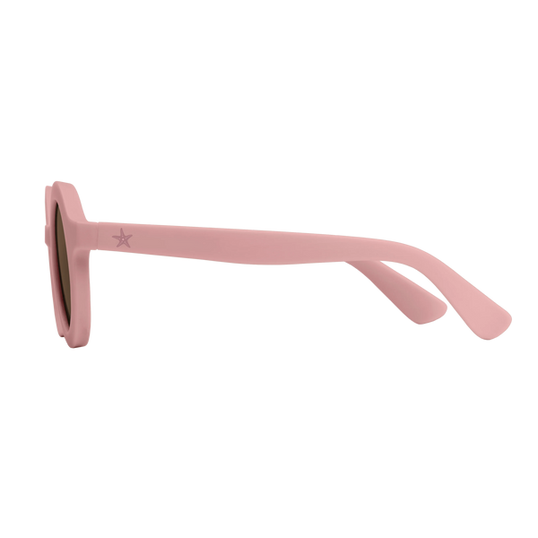 Bezpieczne i lekkie okulary przeciwsłoneczne dla dzieci Soft Pink