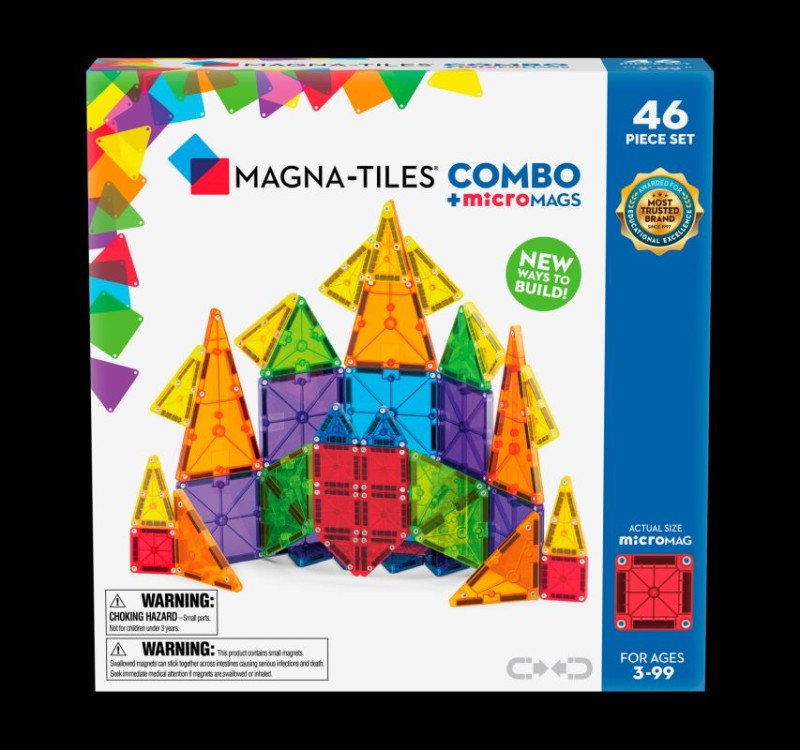Zestaw klocków MAGNA-TILES® COMBO microMAGS – rozwijająca zabawa