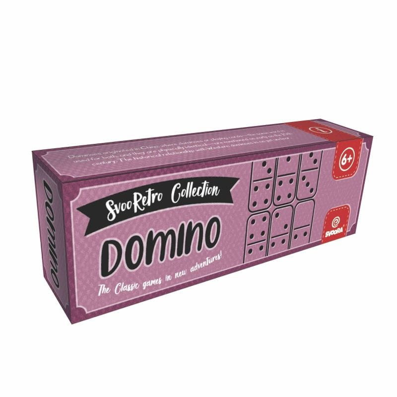 Zbliżenie na zestaw 28 kostek domino