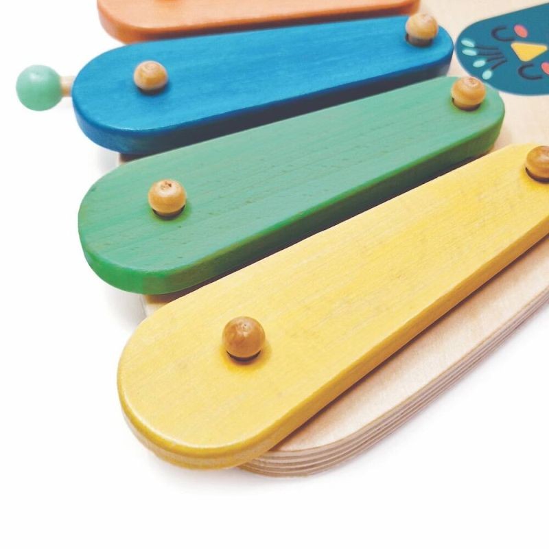 Ksylofon w kształcie ptaka – instrument dla 3-latka