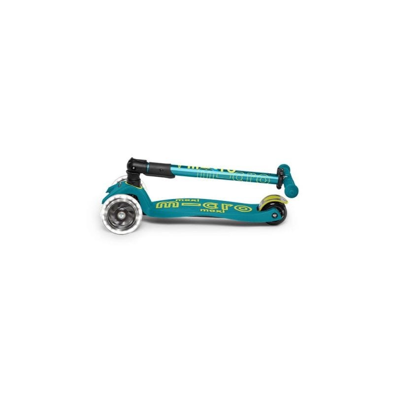 nowoczesna hulajnoga LED Micro w kolorze Petrol Green dla dzieci