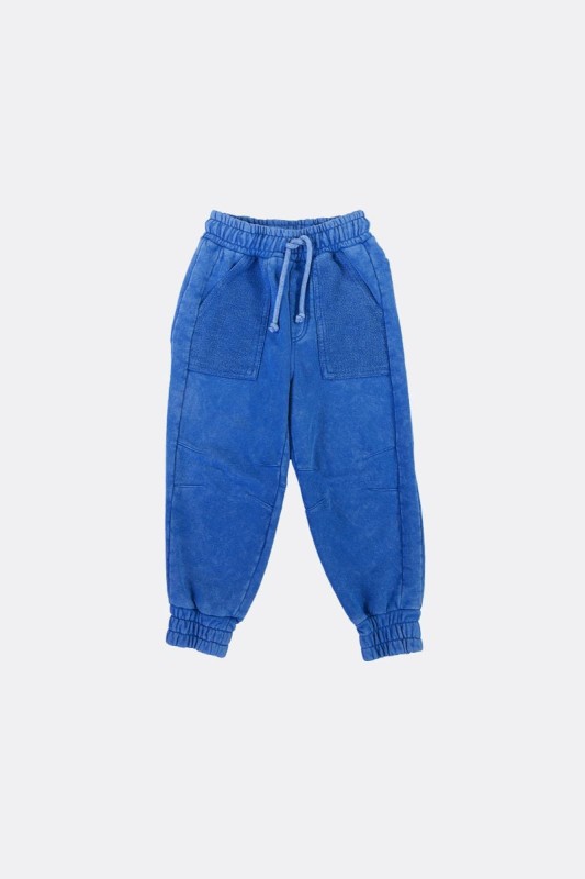 Spodnie dziecięce INDYGO PATCHED PANTS Minikid z naszywkami