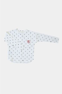 Koszulka 038 LOVE LOVE LONGSLEEVE ecru / black print