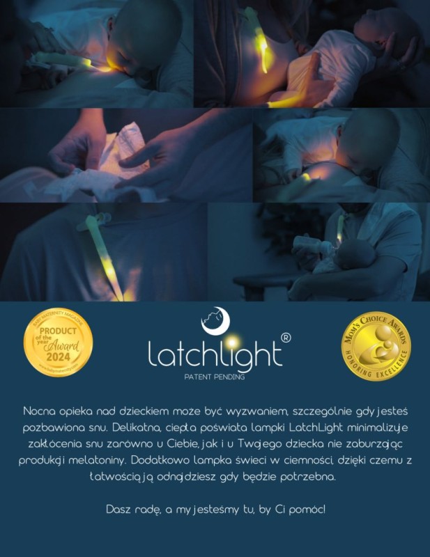 Lampka LED LatchLight dla rodziców małych dzieci