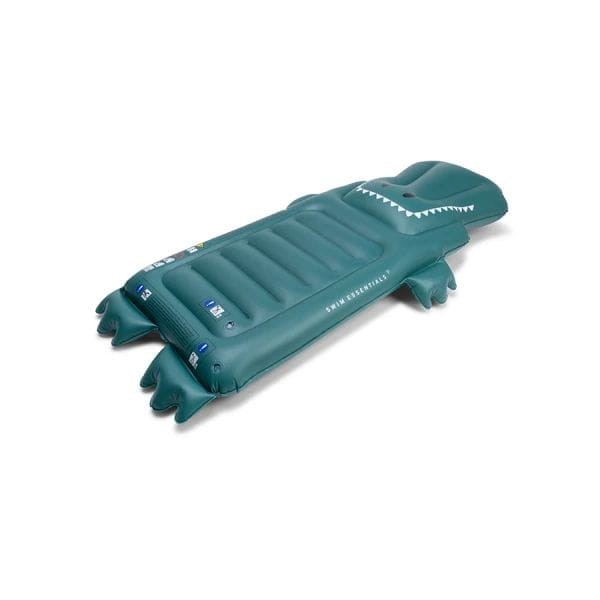 Zielony materac z krokodylem The Swim Essentials
