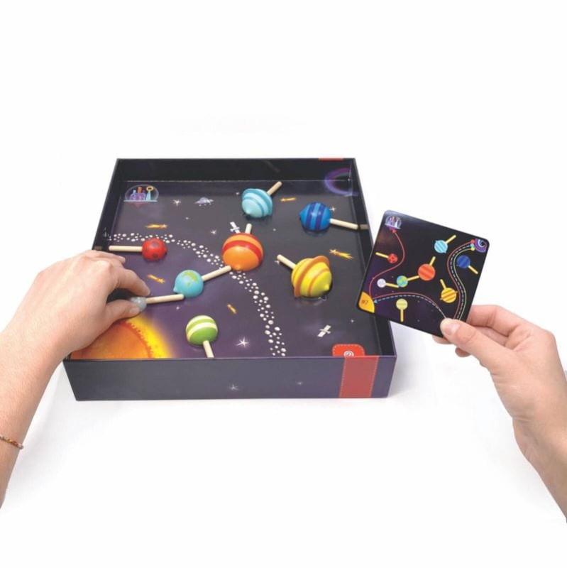 Gra dla dzieci 5+ – Spinning Planets z planetami i misjami