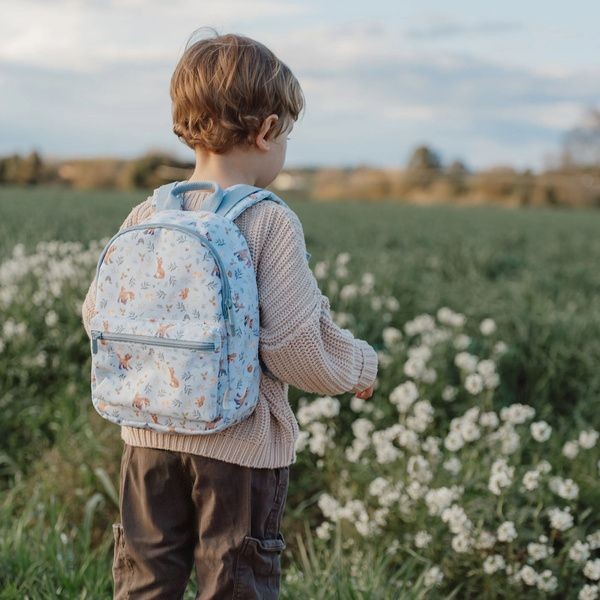 Leśny plecak Forest Friends z plakietką na dane dziecka – Little Dutch