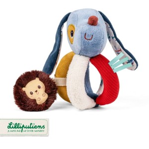 Grzechotka z uchwytami Piesek Jules 6 m+ Lilliputiens 83616
