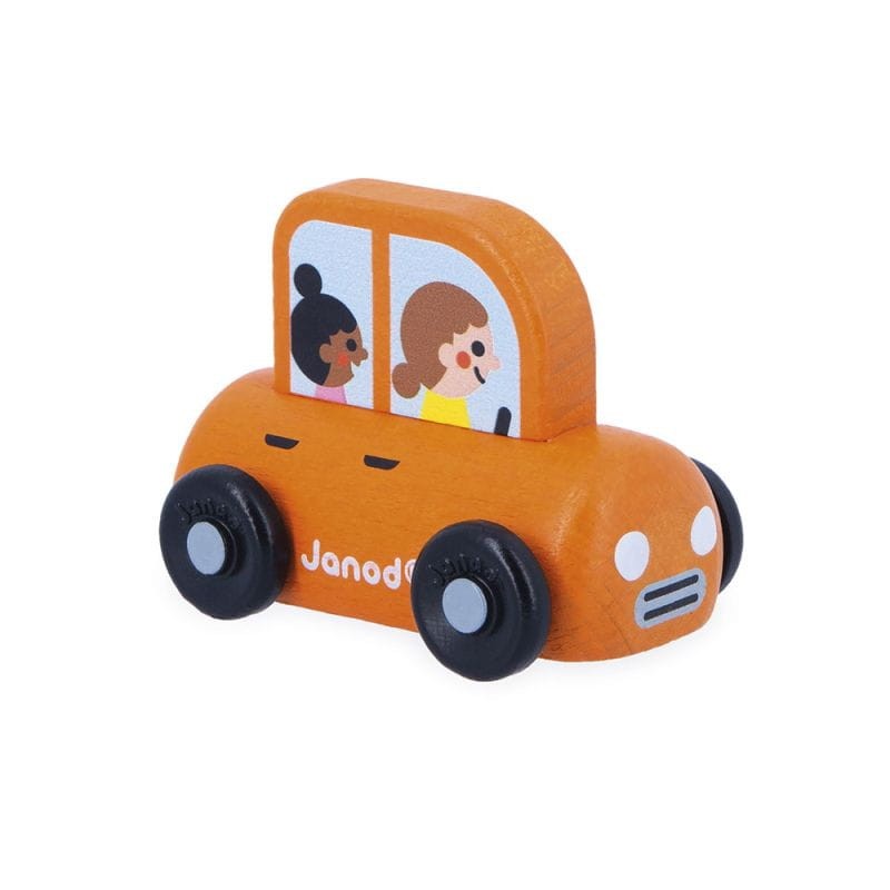 Drewniany samochód rodzinny Janod J05911