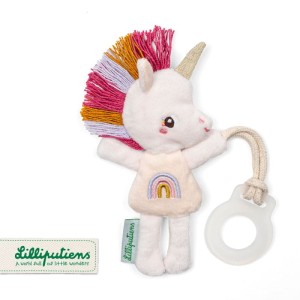 Zawieszka do smoczka świecąca w ciemności Nocny mini przyjaciel Jednorożec Lena 0 m+ Lilliputiens 83594
