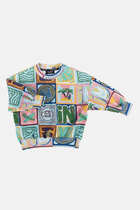 Letnia bluza dziecięca SUMMER MONOGRAM SWEATSHIRT od MINIKID
