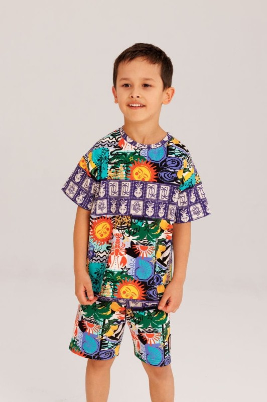 Widok z tyłu – t-shirt Hedwi MOZAIC