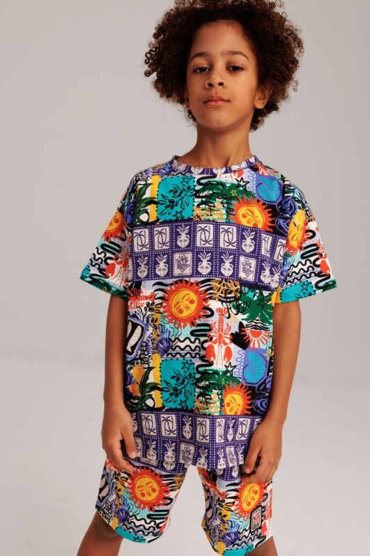 Widok z tyłu – Szorty Lazy Shorts MOZAIC