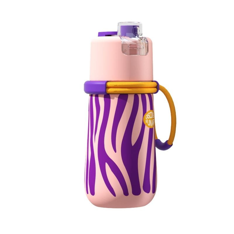 Różowy bidon ze spryskiwaczem Mideer 500 ml dla dzieci