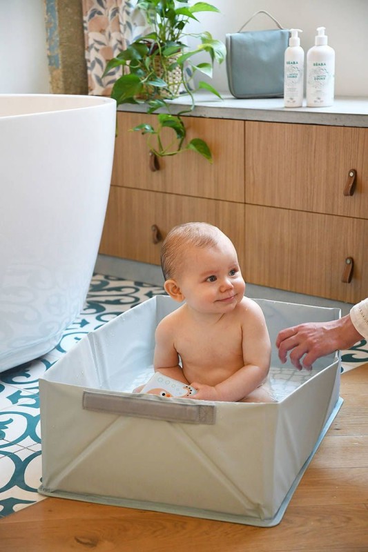 Składana wanienka Beaba Cameleo Pop Up Bath Green Blue – widok ogólny