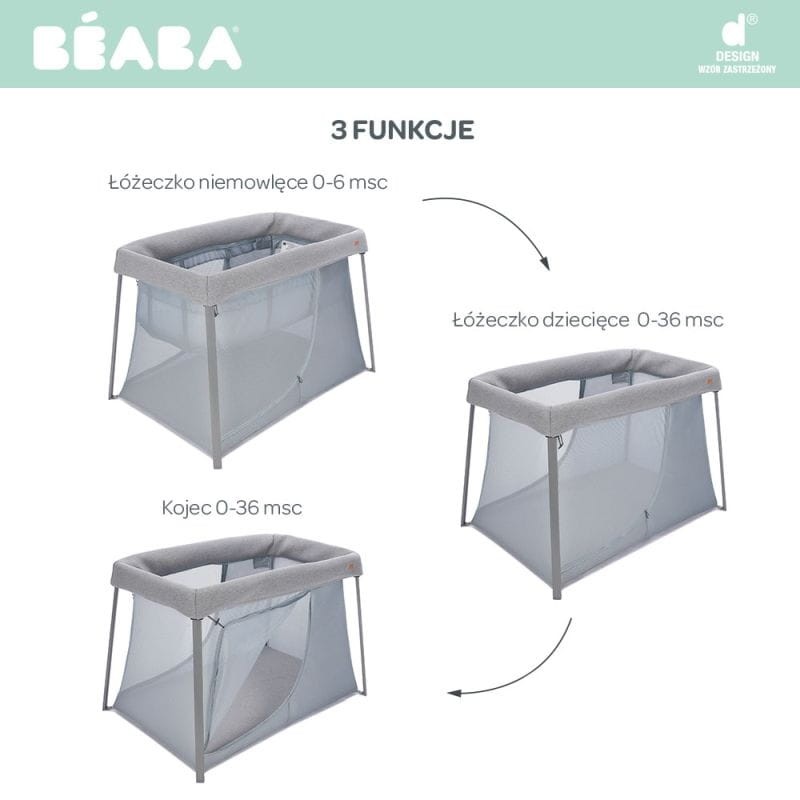 Materac i torba transportowa łóżeczka Easy Sleep Beaba