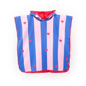 Dwustronne poncho kąpielowe dla dzieci Cherry Red 12 m+ QUUT 174868