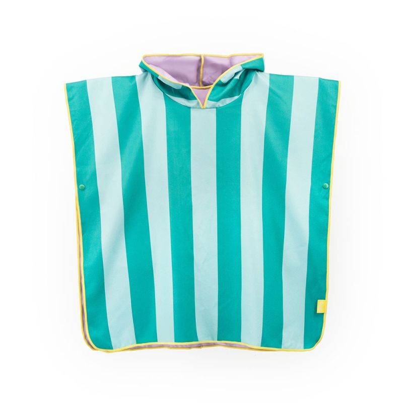Dwustronne poncho kąpielowe Lagoon Quut dla dzieci