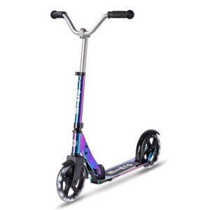 Micro Cruiser LED Neochrome Hulajnoga z dużymi świecącymi kołami dla dzieci od 5 do 12 lat Micro SA0240