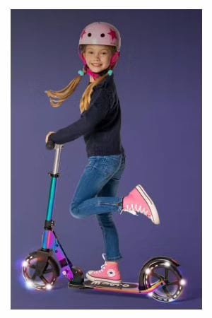 Micro Cruiser LED Neochrome – hulajnoga LED dla dzieci 5–12 lat | Micro SA0240