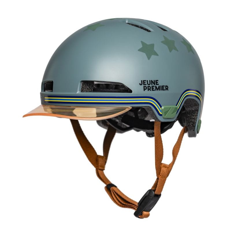 Ekologiczny kask rowerowy Jeune Premier inspirowany czapką truckera