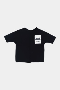 Koszulka 016 BLACK TEE naszywka CYCLING