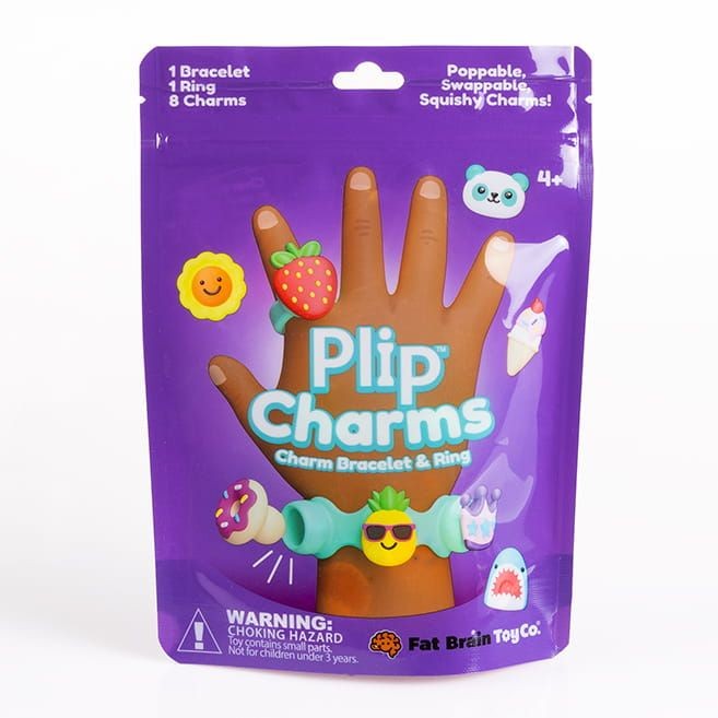 Silikonowa Biżuteria Plip Charms – Zestaw Turkusowy dla dzieci 4+