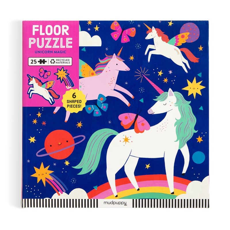 Duże puzzle 25 elementów z motywem magicznych stworzeń