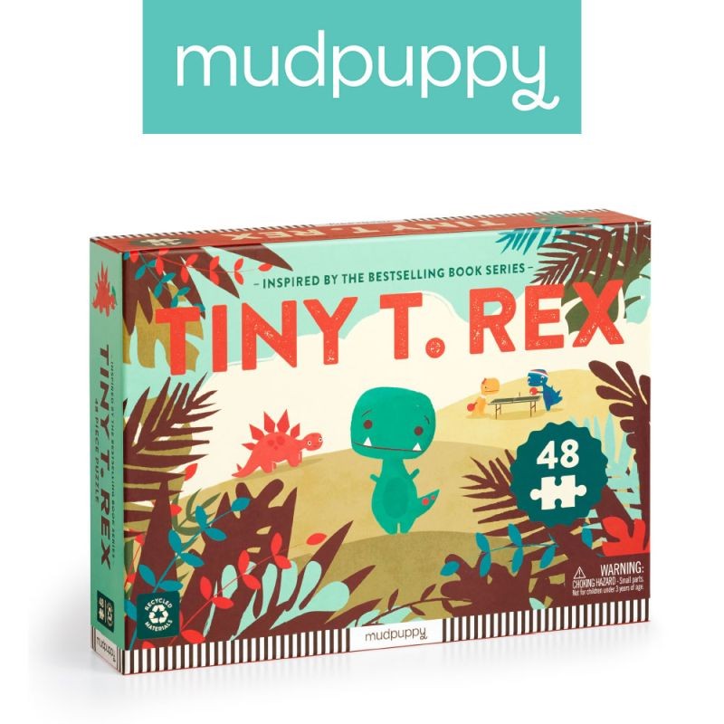 Puzzle Mudpuppy Tiny T-Rex dla dzieci