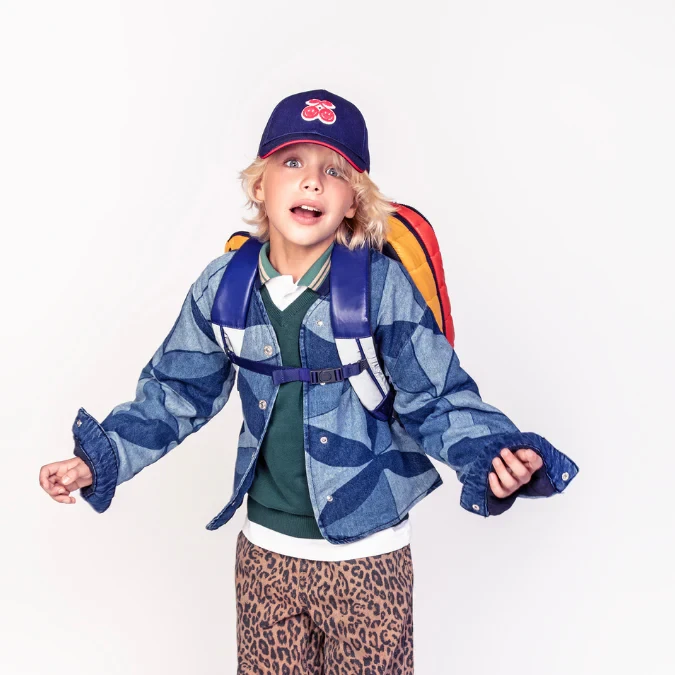 Dziecięca czapka z daszkiem Jeune Premier Icon Cap Navy – styl i wygoda