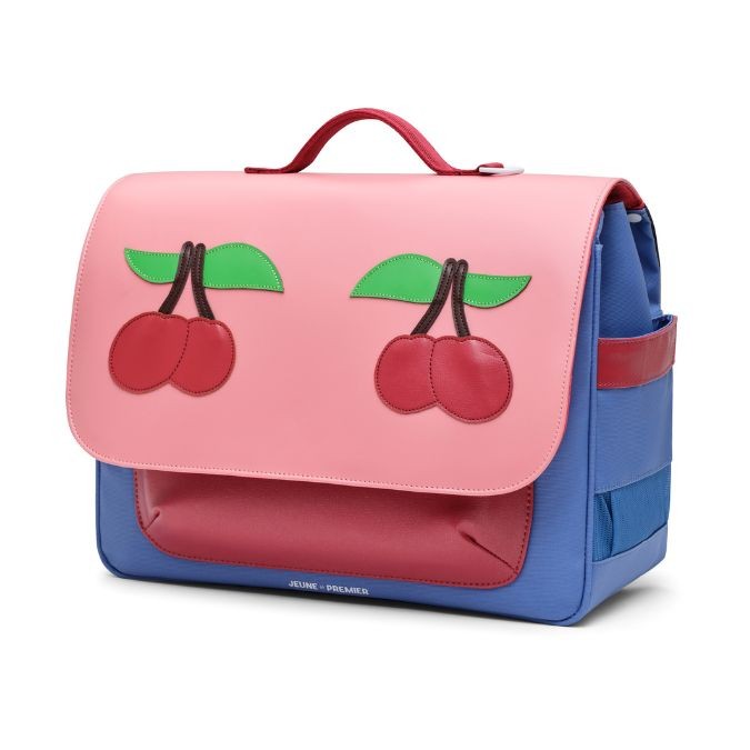 Wnętrze tornistra MIDI Cherry Pink z przegródkami