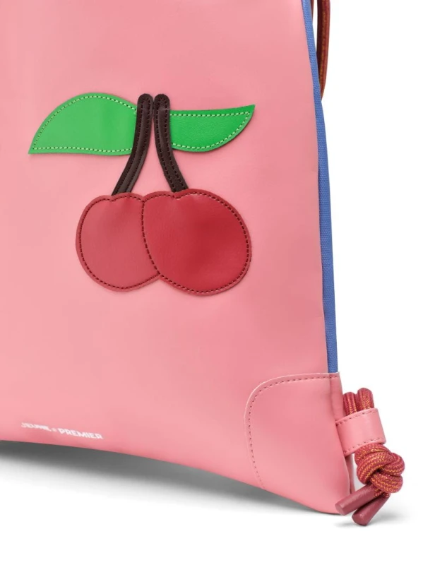 CITY BAG Cherry Pink – wewnętrzna kieszeń z zamkiem