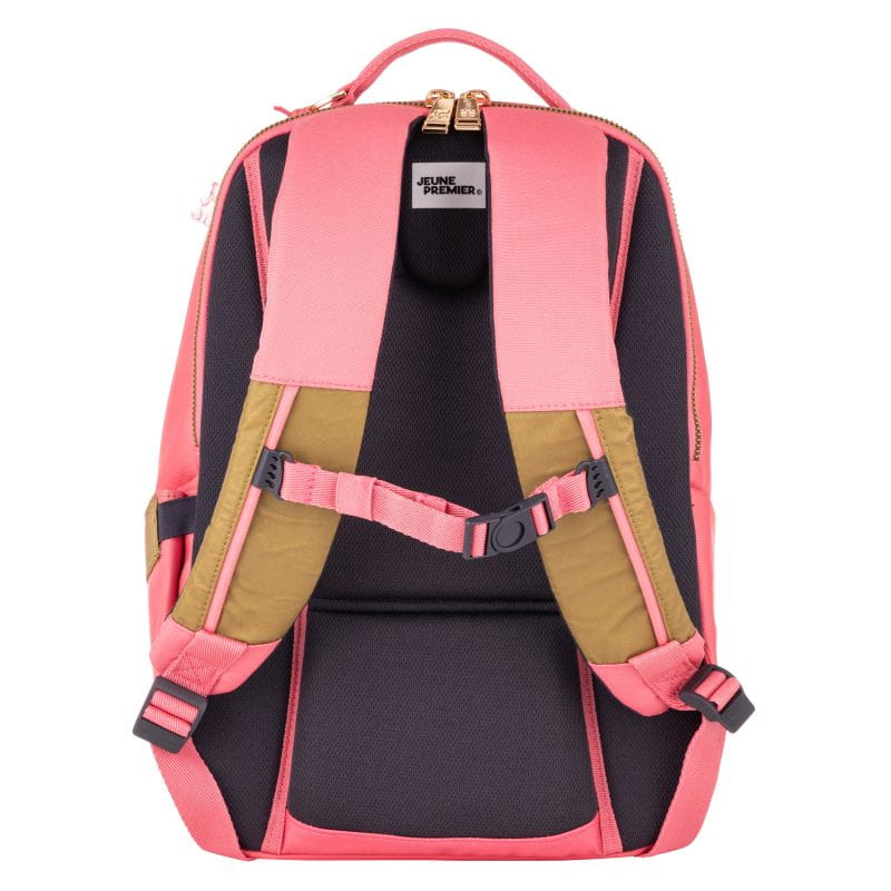 detal plecaka New Bobbie Candy – zamek XL i uchwyt na butelkę