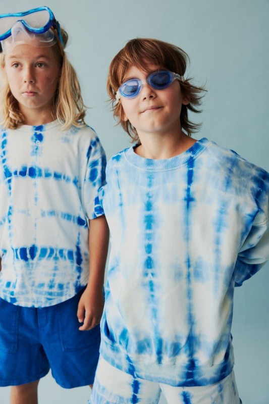 Dziecięca bluza oversize z efektem tie-dye – marka MINIKID