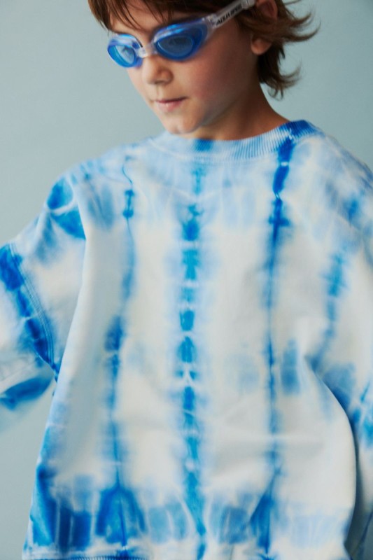 Bluza dziecięca z bawełny i elastanu – model GLACIER