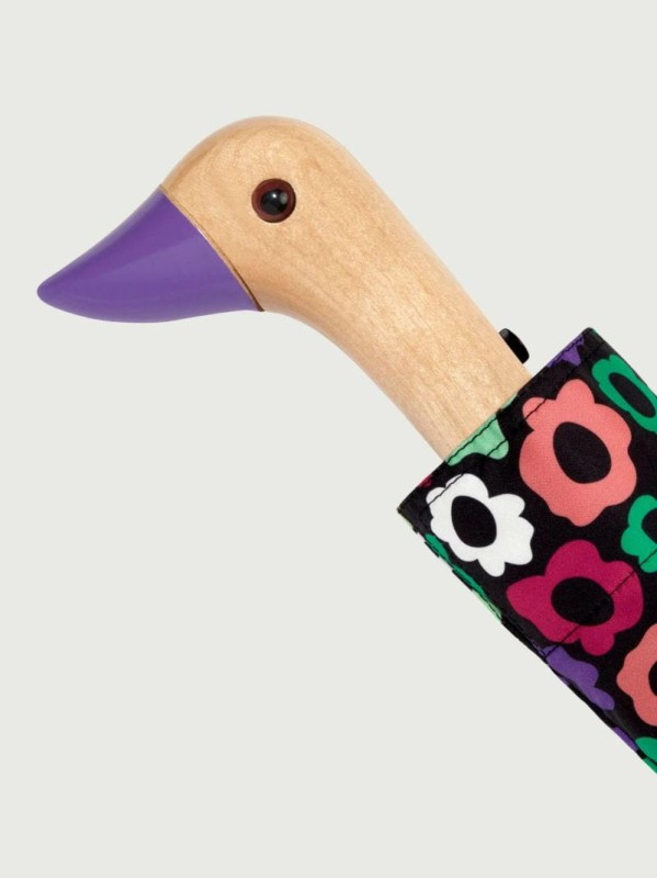 parasolka w kwiatowy wzór Flower Maze z recyklingowaną czaszą