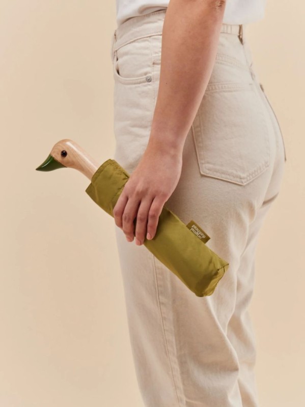 detal parasolki Original Duckhead w kolorze oliwkowej zieleni