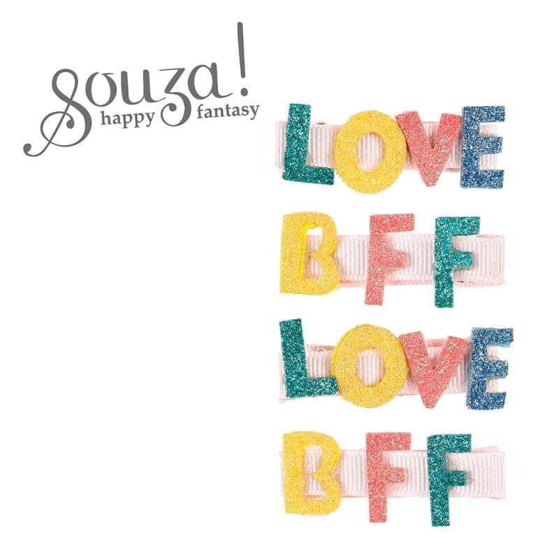 Souza! Spinki LOVE BFF – komplet 4 szt.