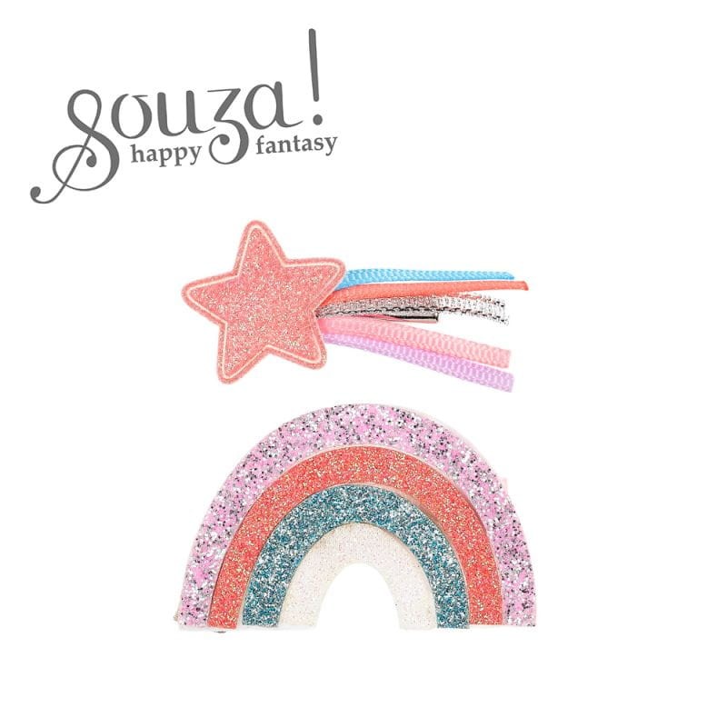 Souza! Spinki Tęcza i Kometa Kiara – zestaw 2 szt.