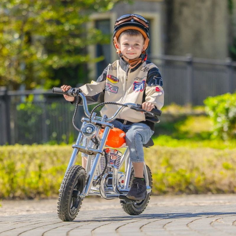 Bezpieczny motocykl elektryczny z aplikacją mobilną