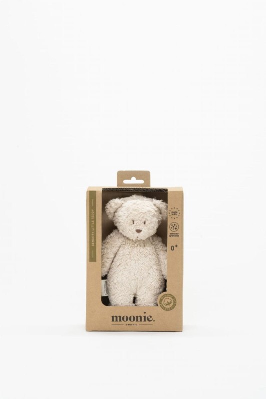 Moonie Organic Sand – bezpieczny miś sensoryczny dla noworodków