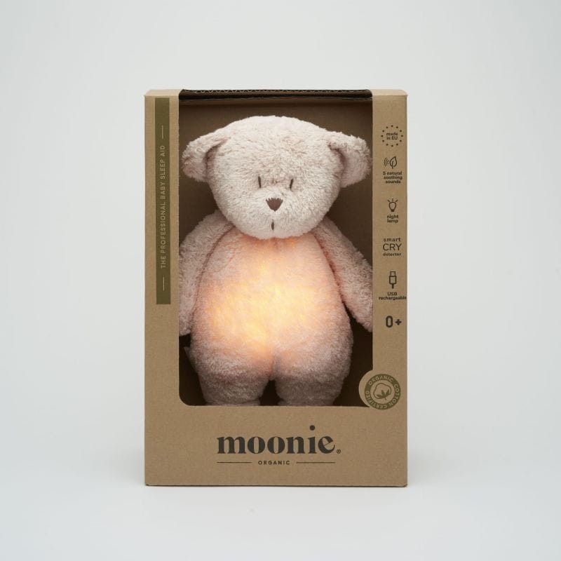 Moonie Rose – miś z lampką i różowymi szumami