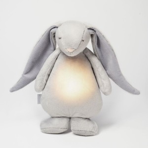 Szumiący Króliczek z lampką Szary Moonie Basic 2.0 Silver 0 m+