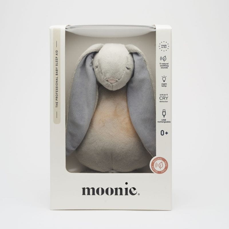 MOONIE Basic 2.0 Silver – szary królik z funkcją szumu