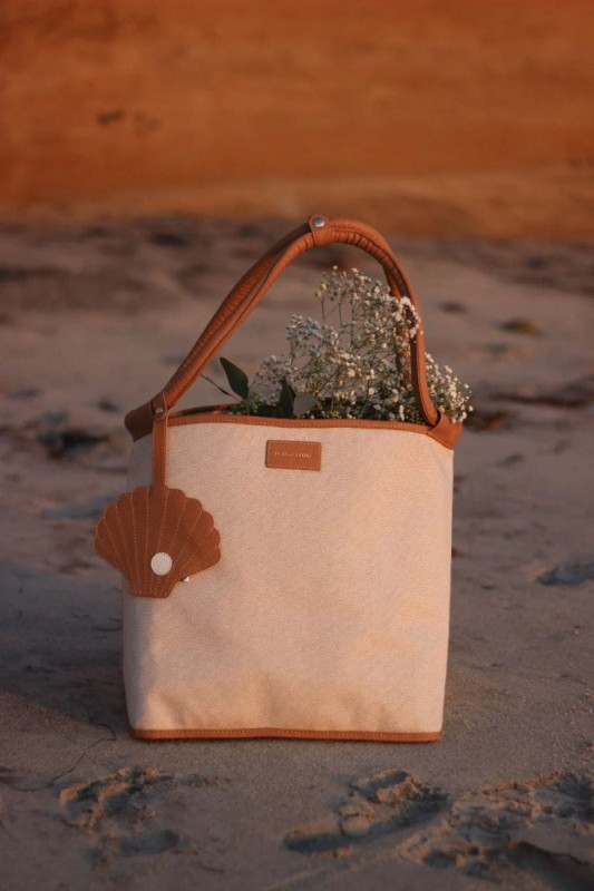 Torba plażowa Play and Store z kosmetyczką i portmonetką