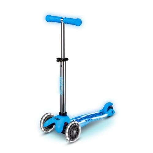 Hulajnoga Mini Micro Deluxe Glow LED Plus Glacier Aqua dla dzieci 2+